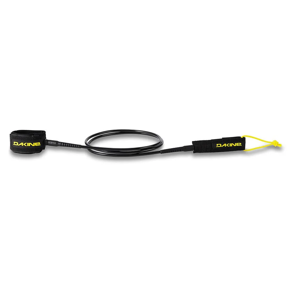 Leash Dakine Kainui 10 Pieds Ultra Résistant 8mm Noir pour le Surf