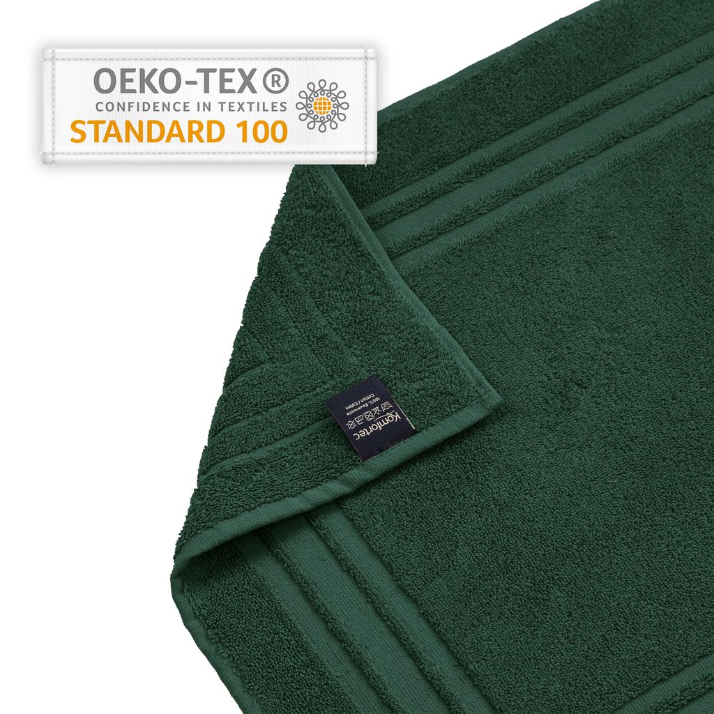 Komfortec Set van 2 Handdoeken 70x200 cm - 100% Katoen - XXL Saunahanddoeken - Badlaken - Strandlaken - Badhanddoek- Douchelaken - Zacht - Hoge Absorptie - Sneldrogend - Roze