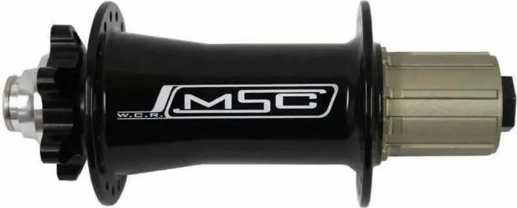 Moyeu de roue arrière MSC Disc 32 trous 12x165mm Noir pour VTT DH