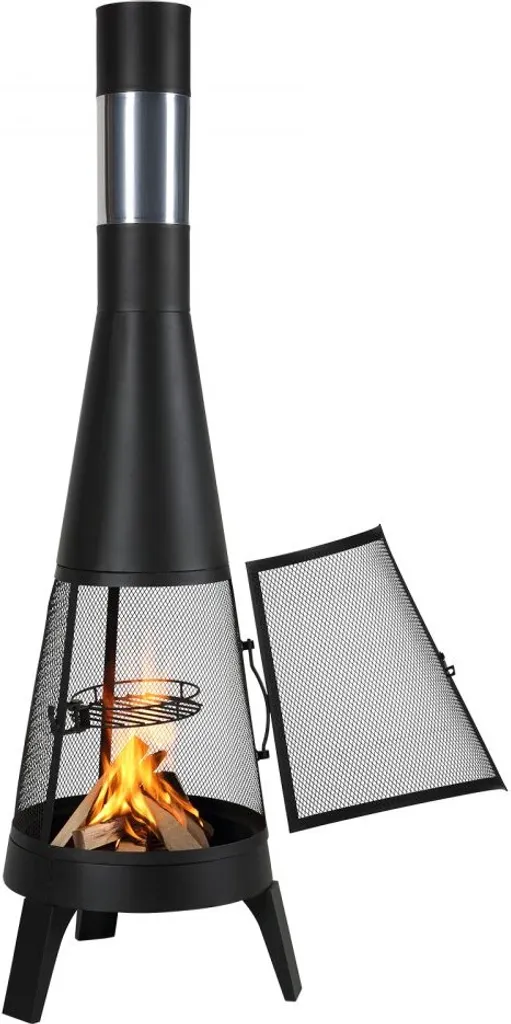 Poêle aztèque extérieur à grande capacité thermique - Dimensions XL - 12