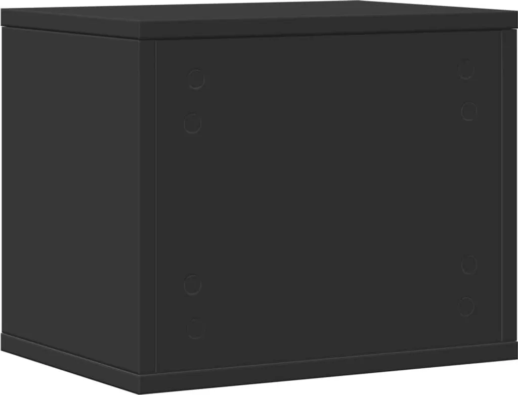 Organiseur de bureau 36x26x29,5 cm en bois composite noir multi-niveaux