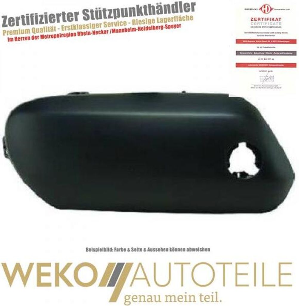 Zier Schutzleiste Stoßstange vorne rechts DIEDERICHS 4234262 für PEUGEOT