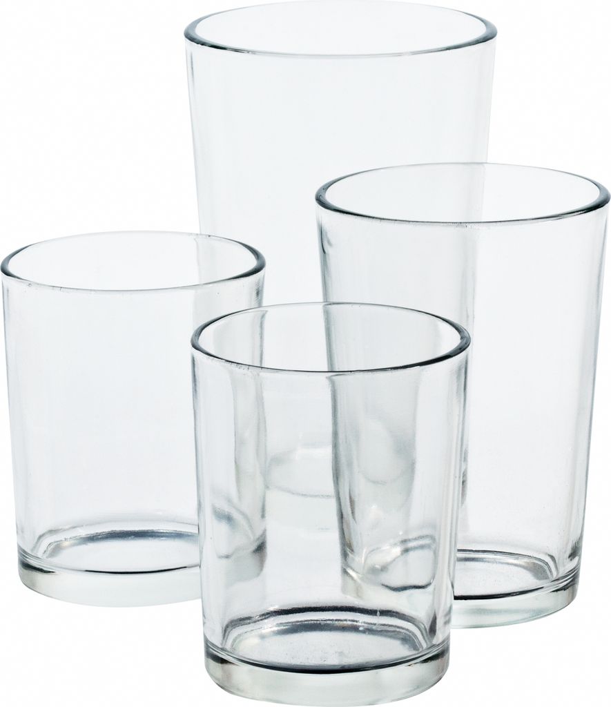4 Teelichtgläser, bemalbar, für Teelichter Ø 3,5 cm, auch Produktbild 
