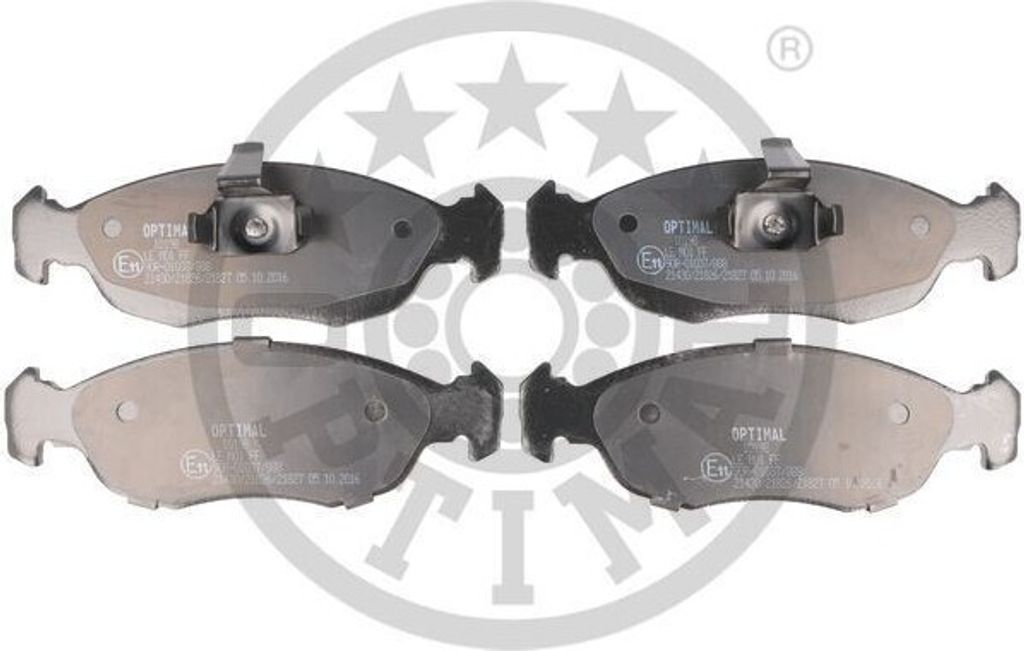 OPTIMAL Bremsbeläge Satz Vorne Bremsklötze passend für PEUGEOT 106 II Schrägheck (1A, 1C) BP-10198