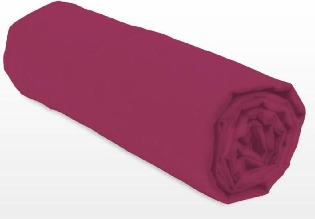 Spannbettlaken 160 x 200+25 cm - Fuchsia Produktbild 