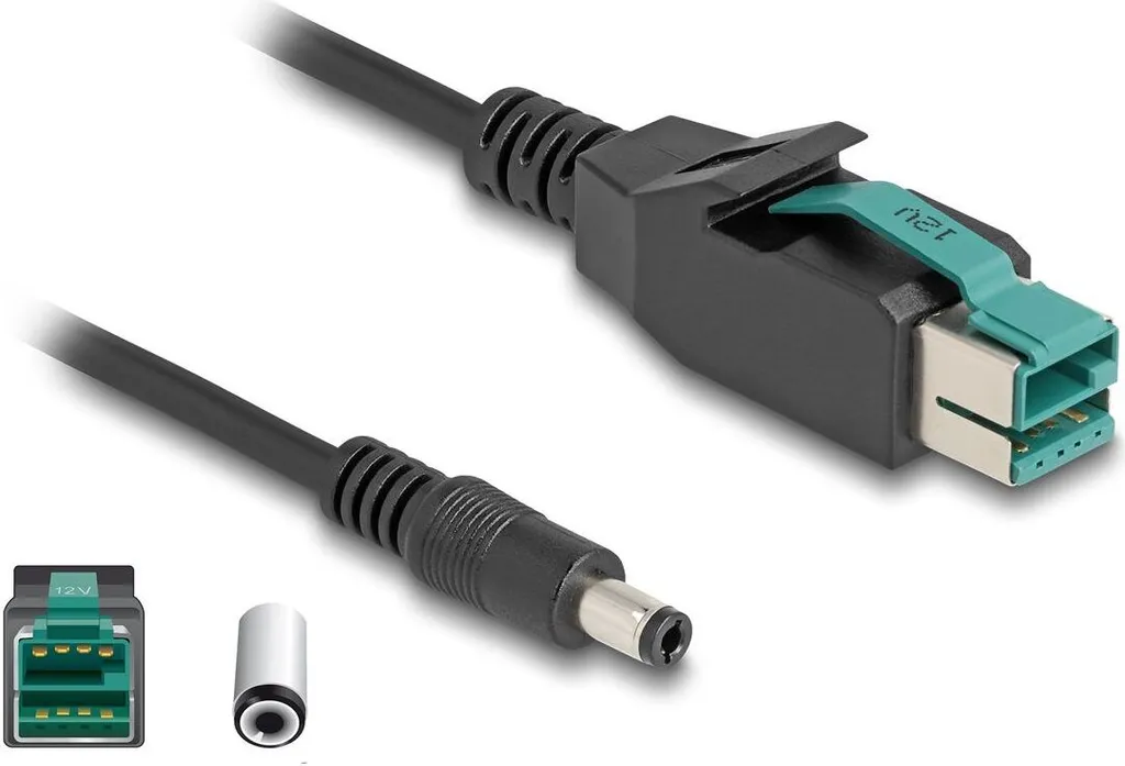 Infrastruttura POS: Cavo Delock PoweredUSB 12V to DC 5.5x2.5mm 3m