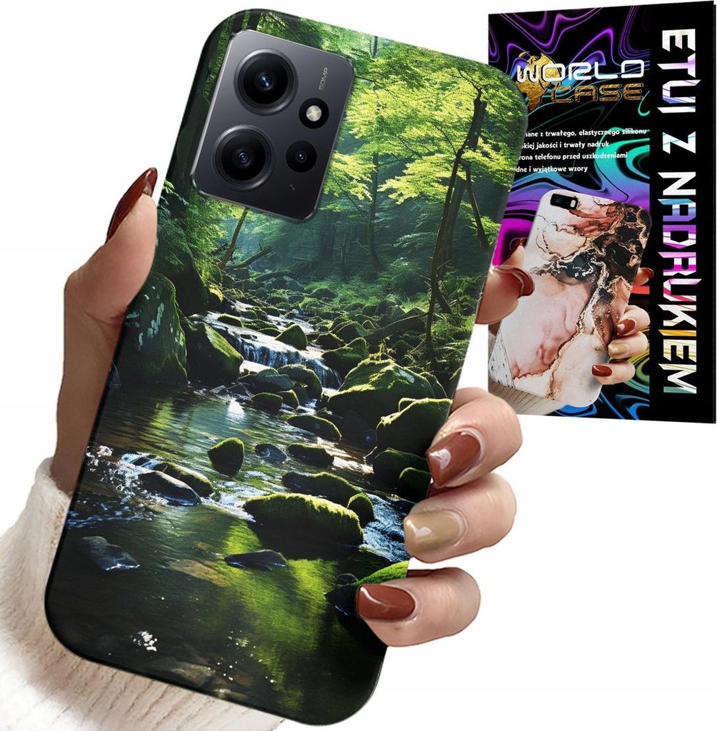 Fall Für Xiaomi Note 12 4G - Wald Fluss Strom Natur Ansichten