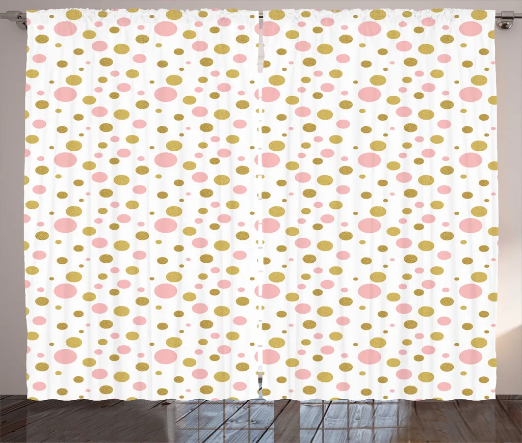 Tenda Country Pois Rosa e Kaki Abakuhaus | Tradizione e Comfort 280x245