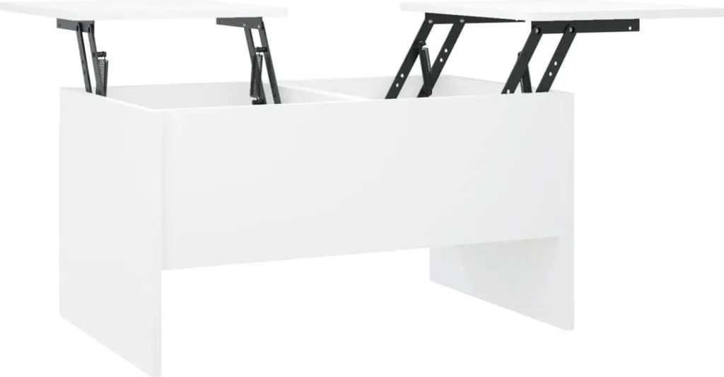 Specifiche SYFAX™ Tavolino 80x50x42,5 Legno Multistrato Bianco Alta Qualità