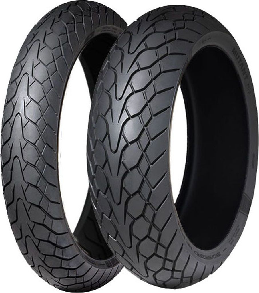 Paar Motorradreifen Dunlop 110/80-18 (58W) + 190/55-17 (75W) Mutant M+S