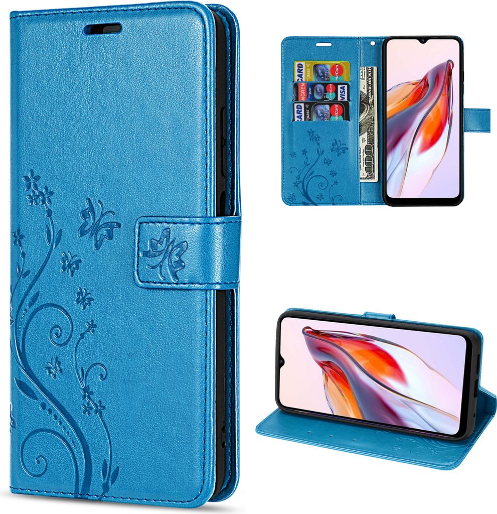 Hülle Xiaomi Redmi 12C, Handy Tasche Handyhülle Flip Wallet Produktbild 