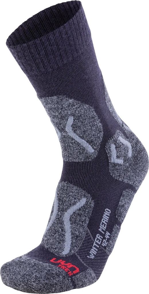 UYN Trekking Winter Merino Man Wandersocken anthracite/black EU 42/44