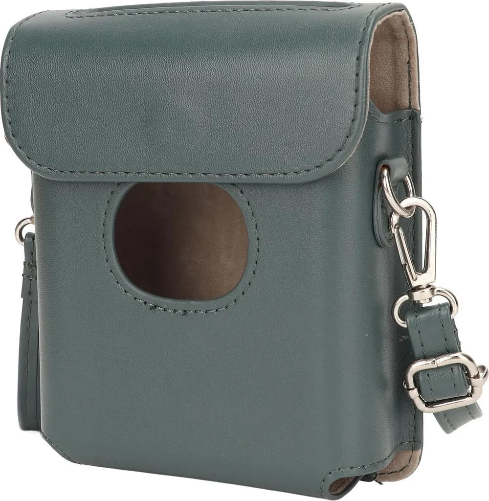 Rieibi Custodia Rigida In EVA Per Stampante Fujifilm Instax Mini Link/Link 2/Square/SQ Link - Bianco-Grigio, Con Cinturino