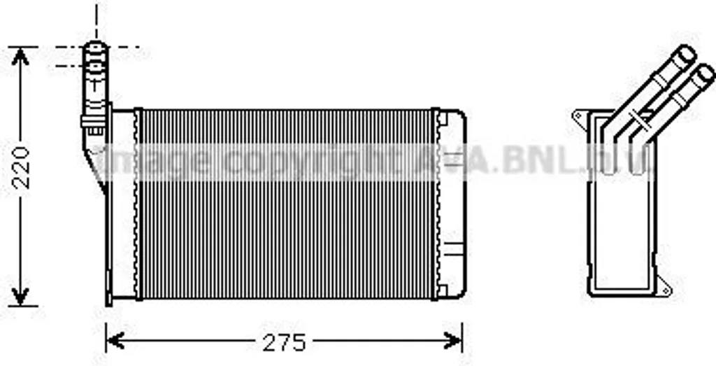 Chauffage Habitacle PRASCO CN6082 : Réparation Citroën ZX et 306