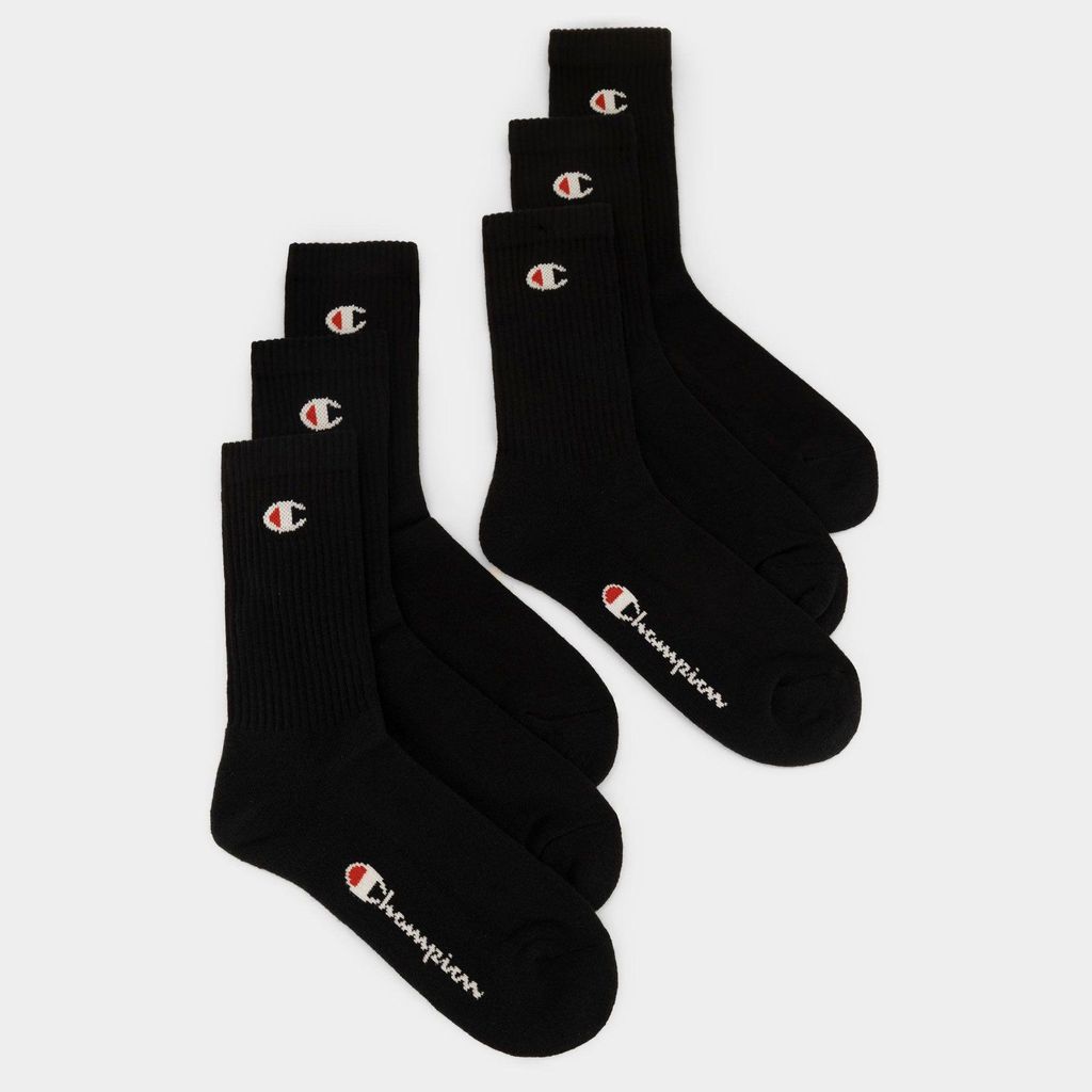 Champion Unisex Socken, 6 Paar - Calzini di base Schwarz EU Immagine del prodotto 