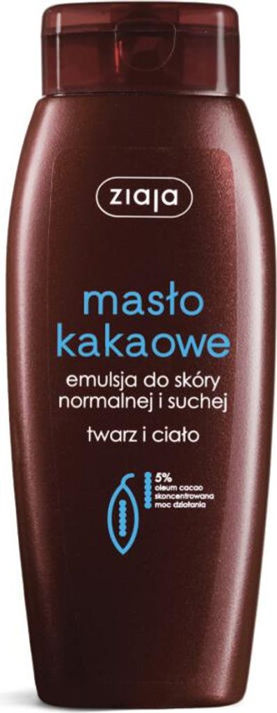 Ziaja Maslo Kakaowe Emulsion Gesicht und Körper Bräunungsaktivator normale und trockene Haut 200ml (U)