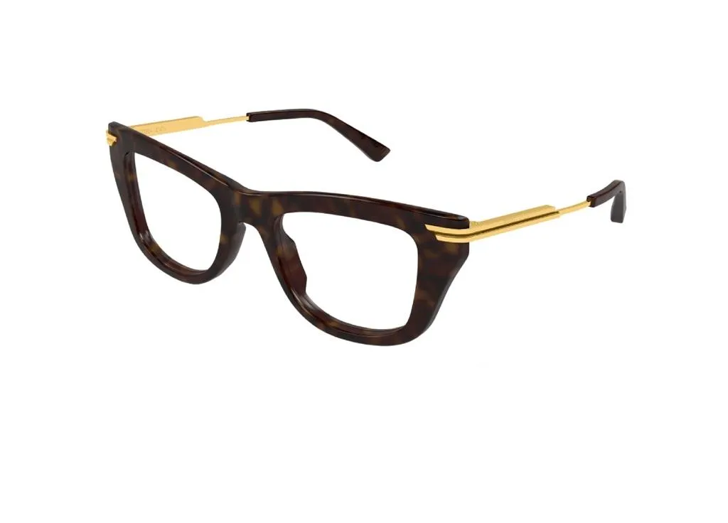 Lunettes de vue Bottega Veneta BV1370O Acétate Havane Style Vintage