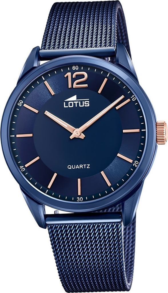 Lotus Edelstahl Herren Uhr Armbanduhr blau Elegant Smart Casual D2UL18735/1