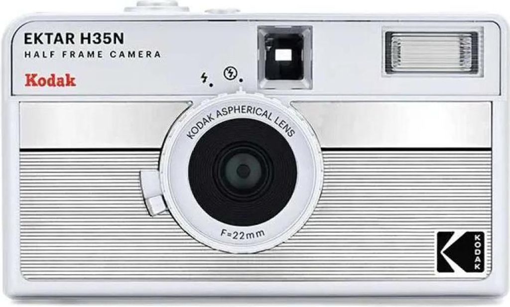 Kodak EKTAR H35N Camera Striped Silver