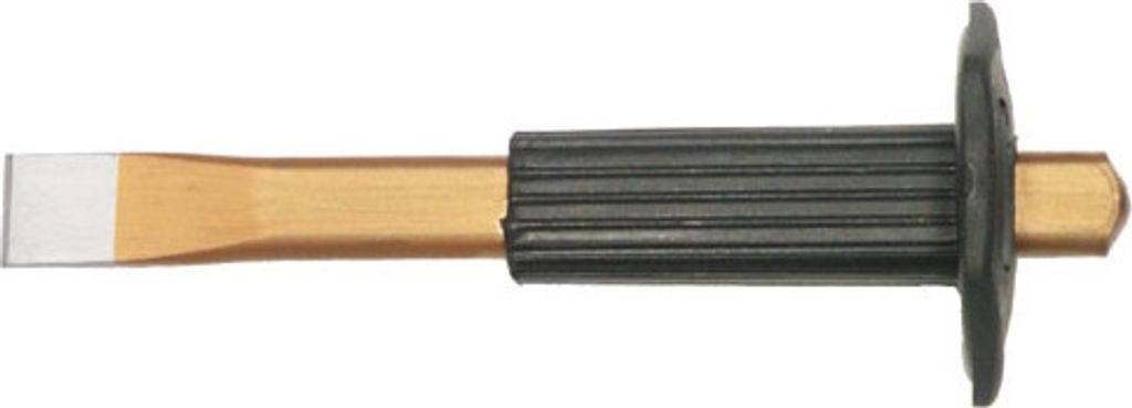 FAMEX 8222 Flachmeißel 250 mm mit Handschutz - aus deutscher Produktion