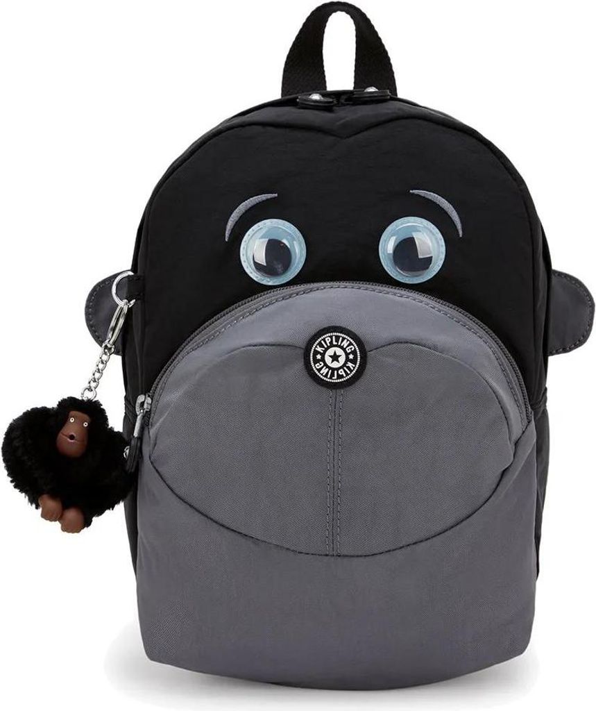 Kipling Faster 7l Kinderrucksack Schwarz Schwarz One Size