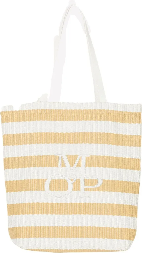 Borsa Shopper Marc O'Polo Rikke Cotone Bianco Beige - Shop Online
