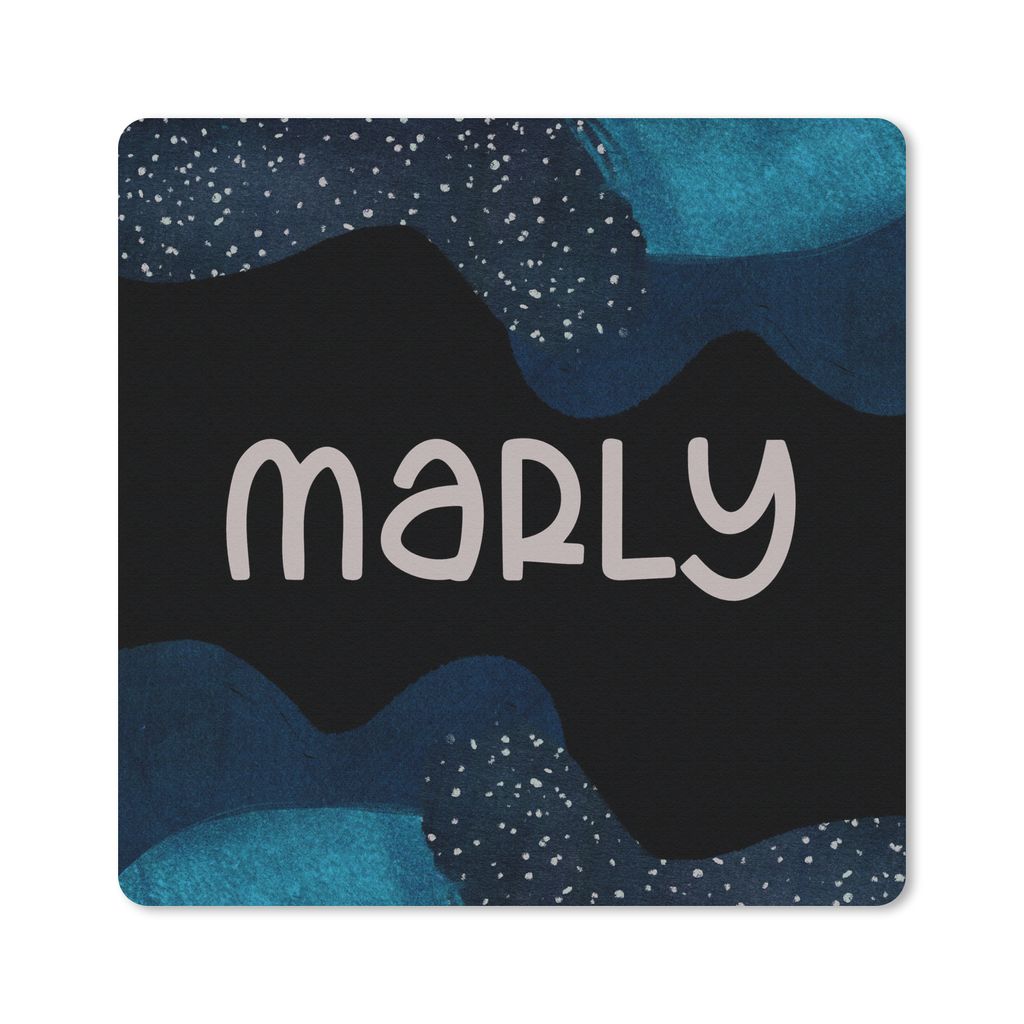 MuchoWow Mauspad Mousepad Marly - Pastell - Mädchen 20x20 cm - Mousepads - Maus Mat - Pad - Mausunterlage - Desk Mat - Bureauartikeln