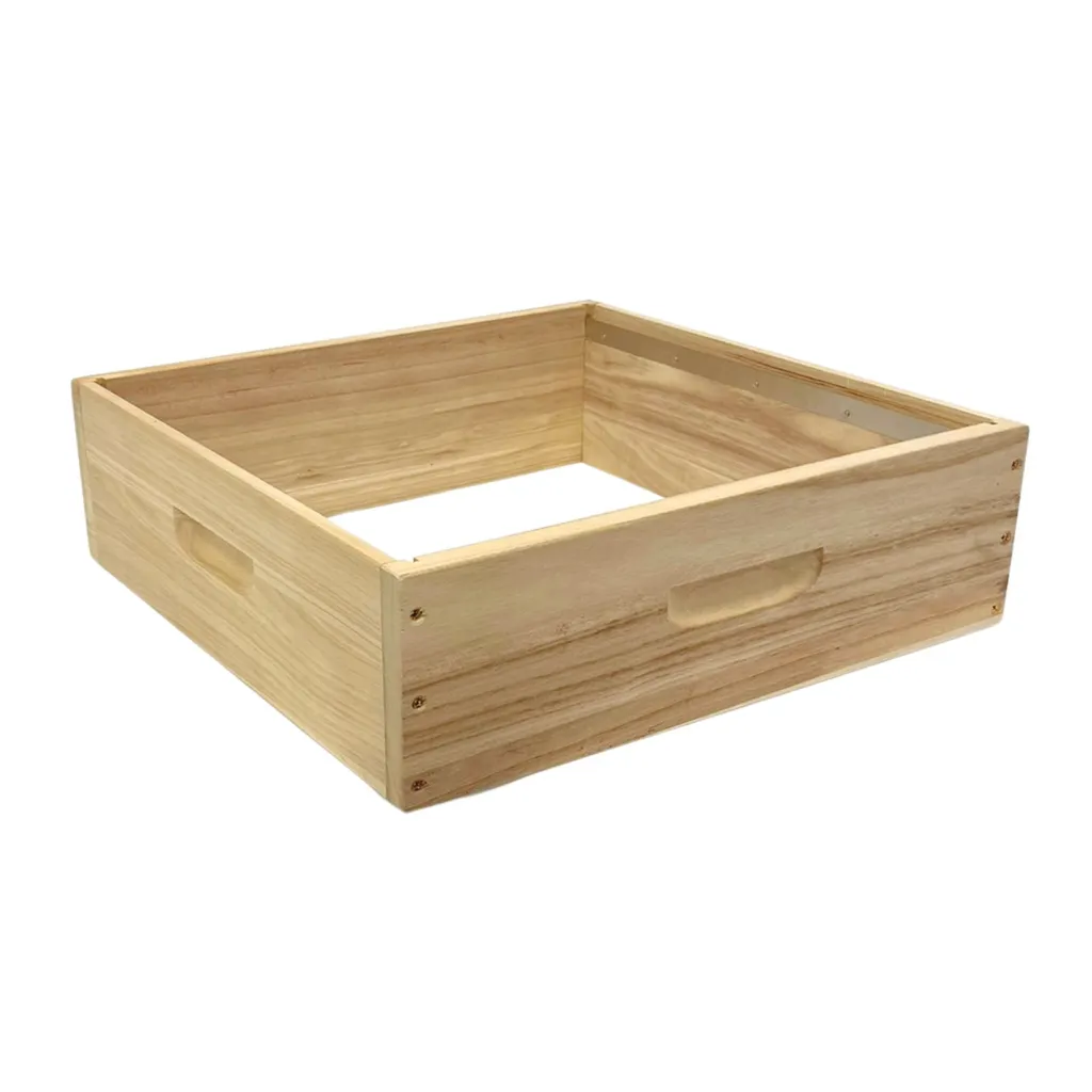 Ruche complète Dadant 12 cadres US avec grille aération inox robuste