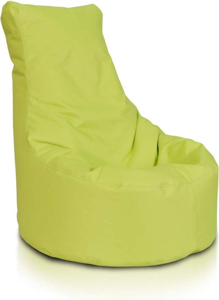 Ecopuf, Sitzkissen, Sessel Bean Bag, Sitzsack, für Innen und Außen, 85x80, Farbe Grün