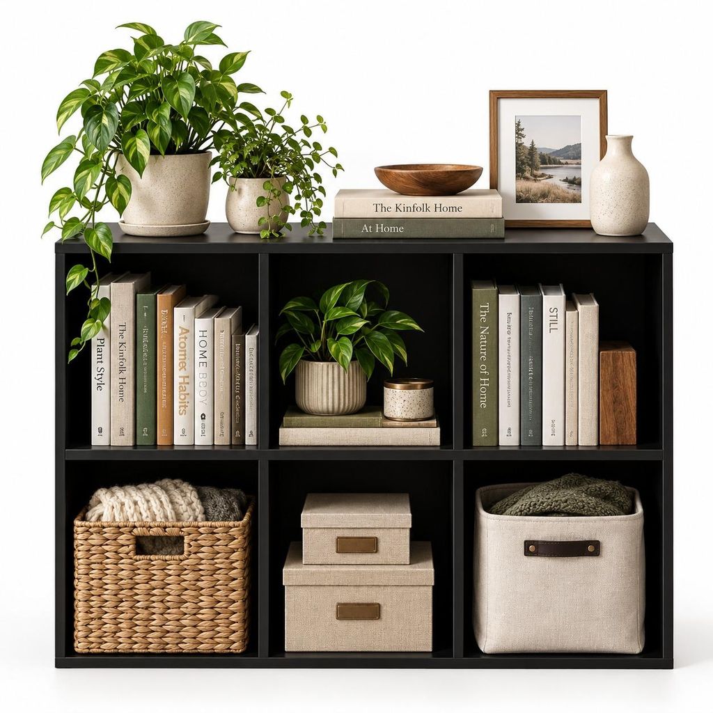 OFFENES REGAL KOMMODE KOSTKA 3x2 GERÄUMIGER LOFT FÜR BÜCHER Produktbild 