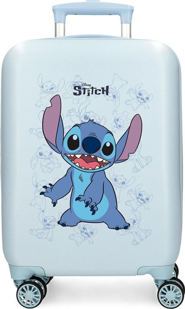 Trolleykoffer Happy Stitch Blauw, 50cm Produktbild 