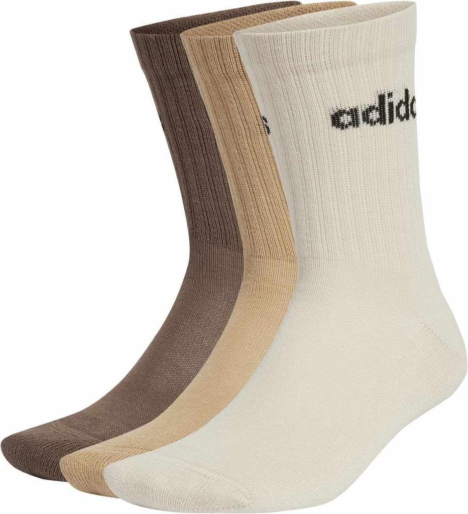 adidas C LIN CREW 3P Socken 3 Paar Größe L mit gepolsterter Produktbild 