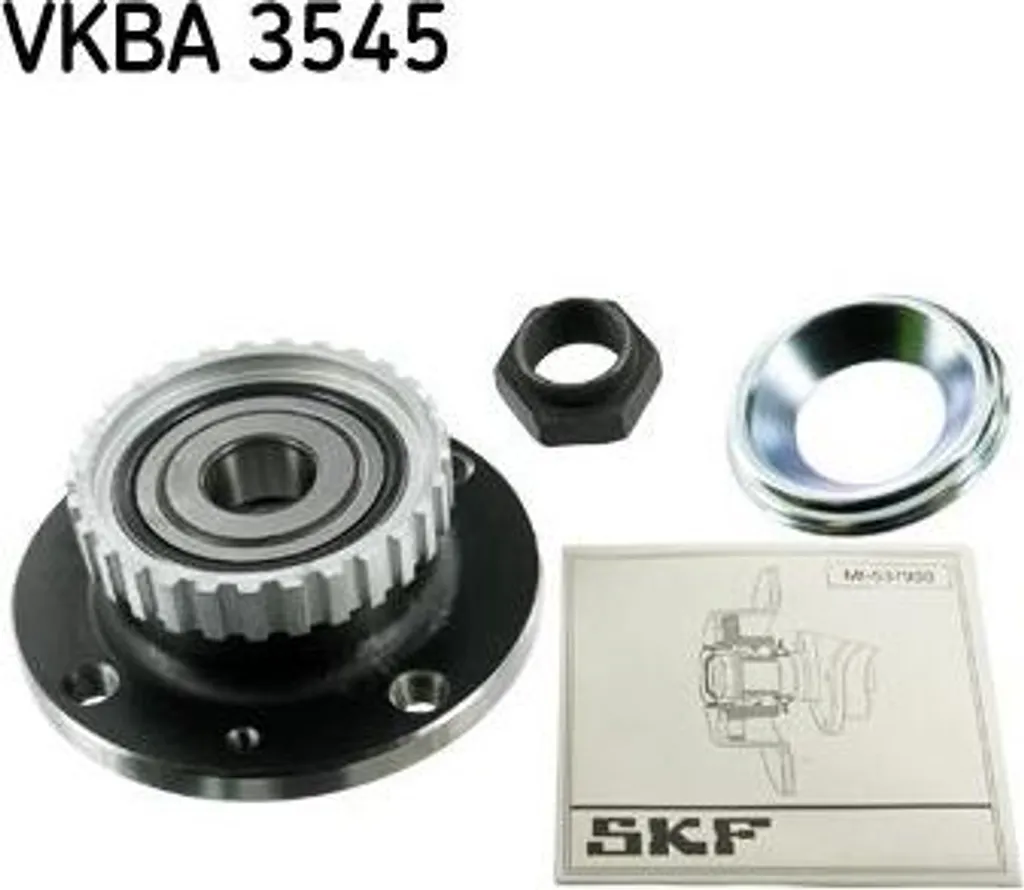 Roulement de Roue SKF VKBA 3545 pour Xsara et 306 - Réf OE 374838