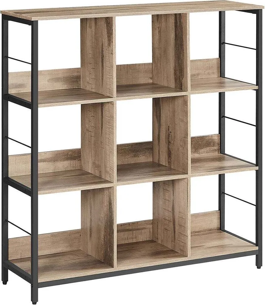 Étagère de rangement très résistante Rootz structure acier noir 103cm
