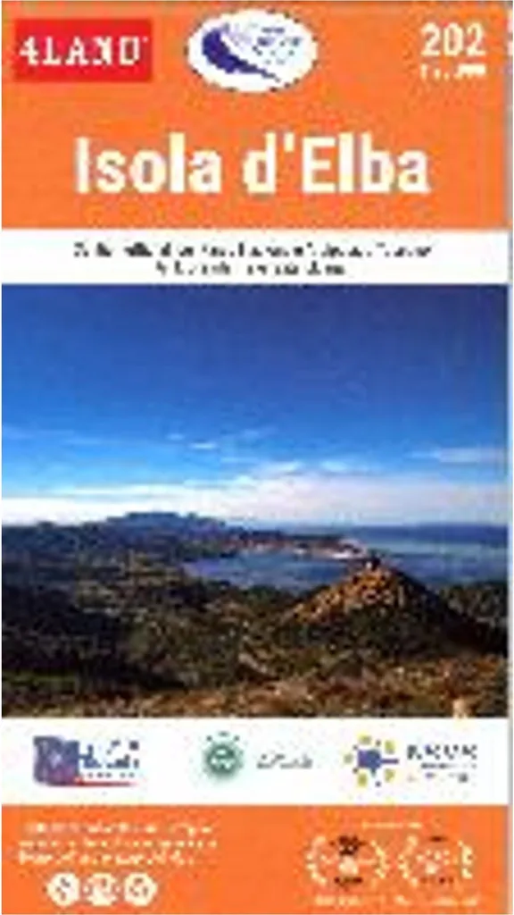 Carte Isola d'Elba échelle 1:25 000 haute précision avec reliefs