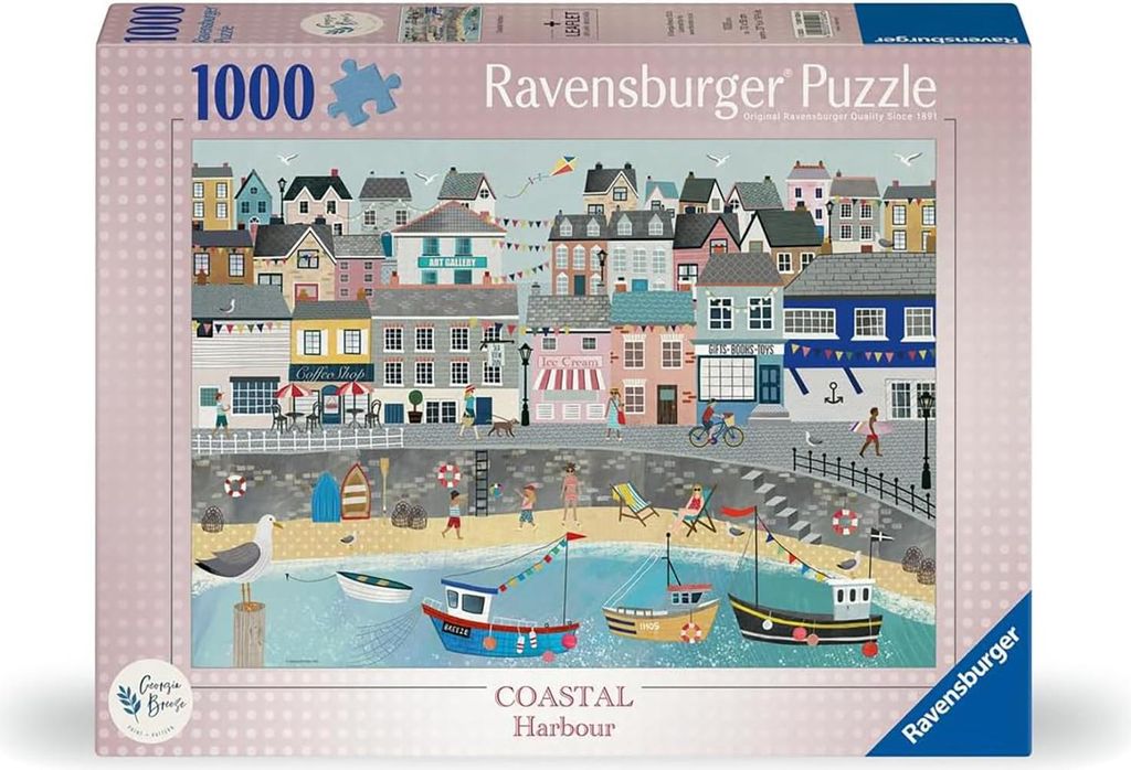 RAVENSBURGER Puzzle Klidný pobř ež ní př ístav 1000 dílků Produktbild 