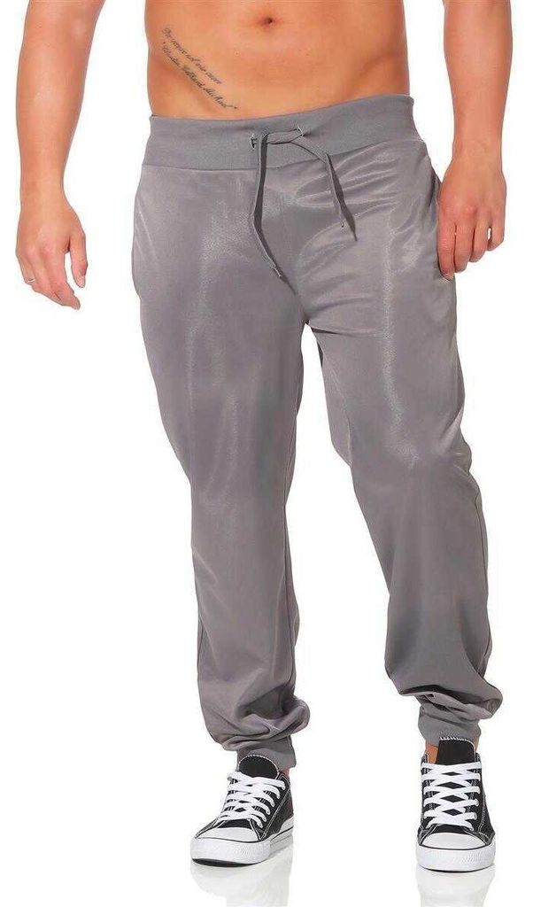 Herren Jogginghose Freizeithose; Grau M Produktbild 