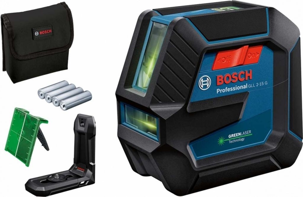 Bosch GLL 2-15 G Professional, IP64, 1,5 V, 570 g Obrázek produktu 