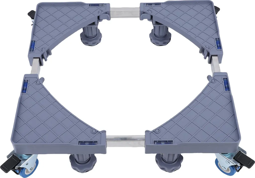 Support Mobile Réfrigérateur 180kg avec 4 Pieds et Roulettes Réglables