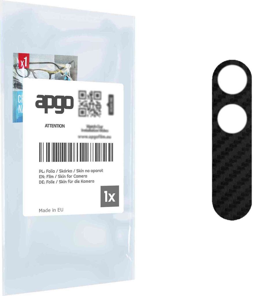 apgo Objektivschutz-Folie, Kameraschutz kompatibel mit Blackview Tab 90 WiFi, Carbon-Imitation, Rückseite Schutzfolie für Kamera-Insel, Hinten Fo...