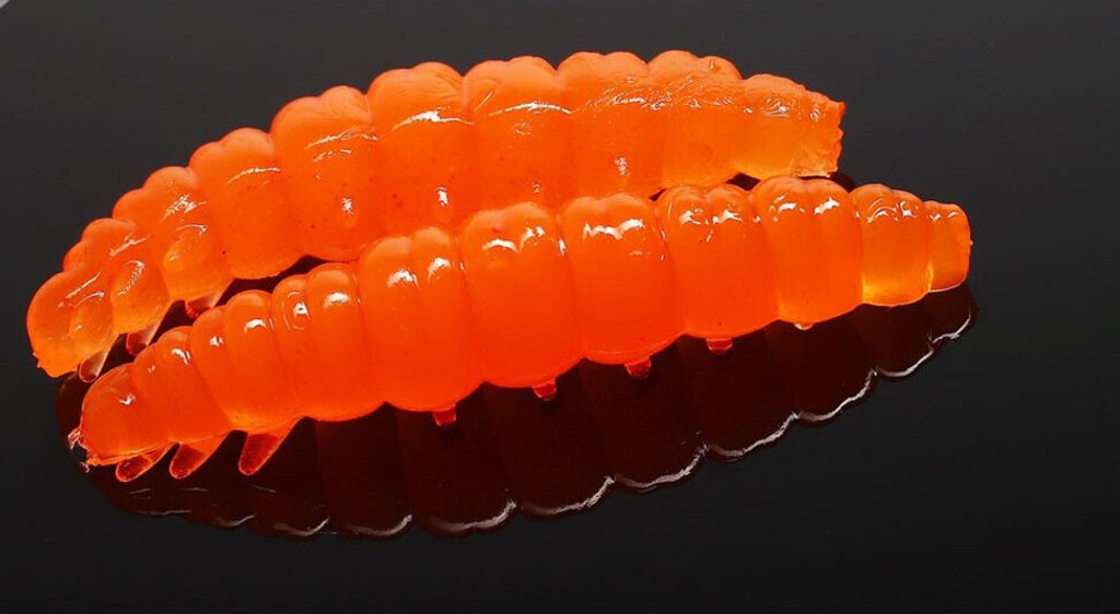 Libra Lures Larva Kunstköder (hot orange)