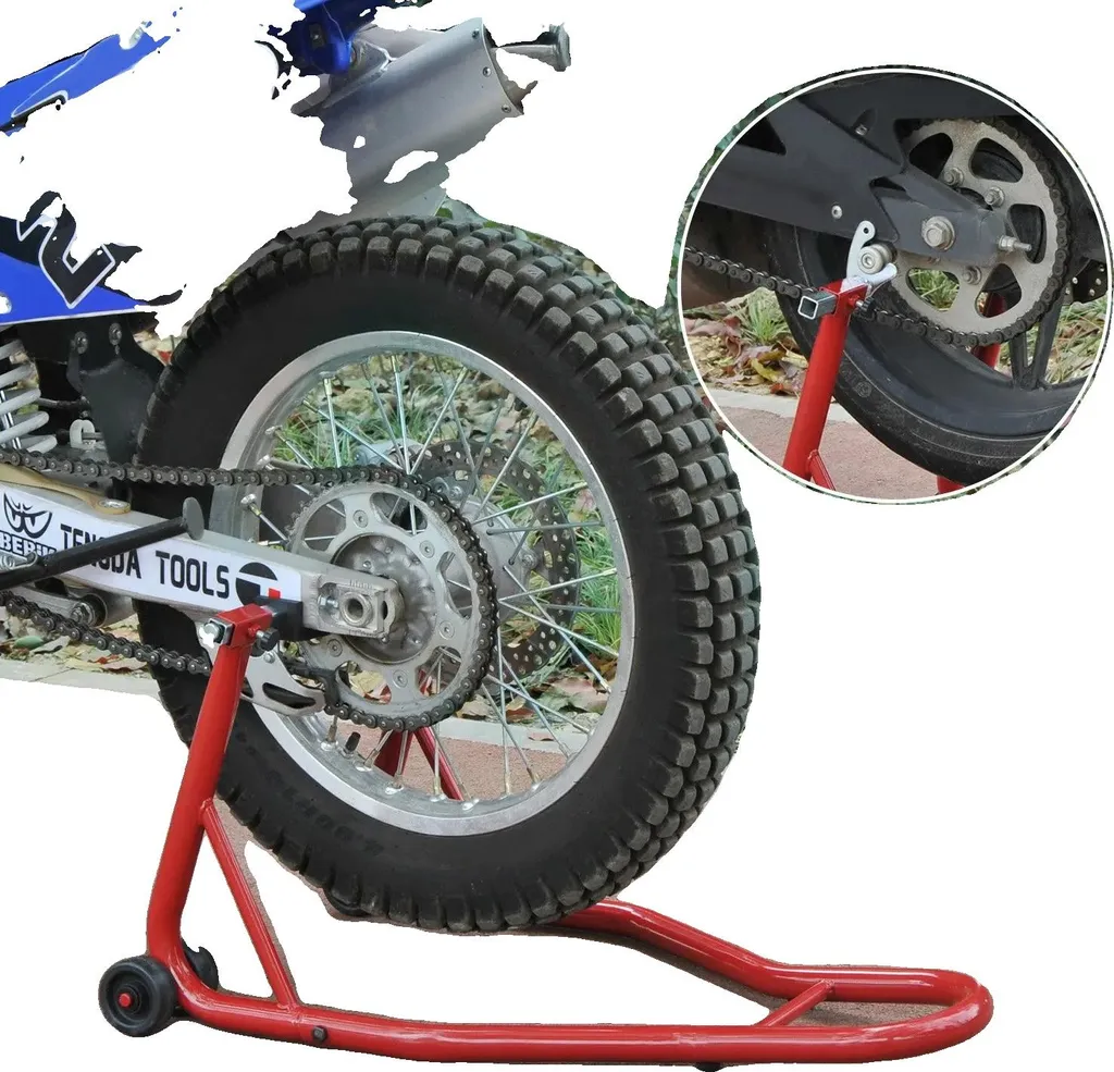 Support de Moto Réglable, Béquille Portable pour Garage Facile