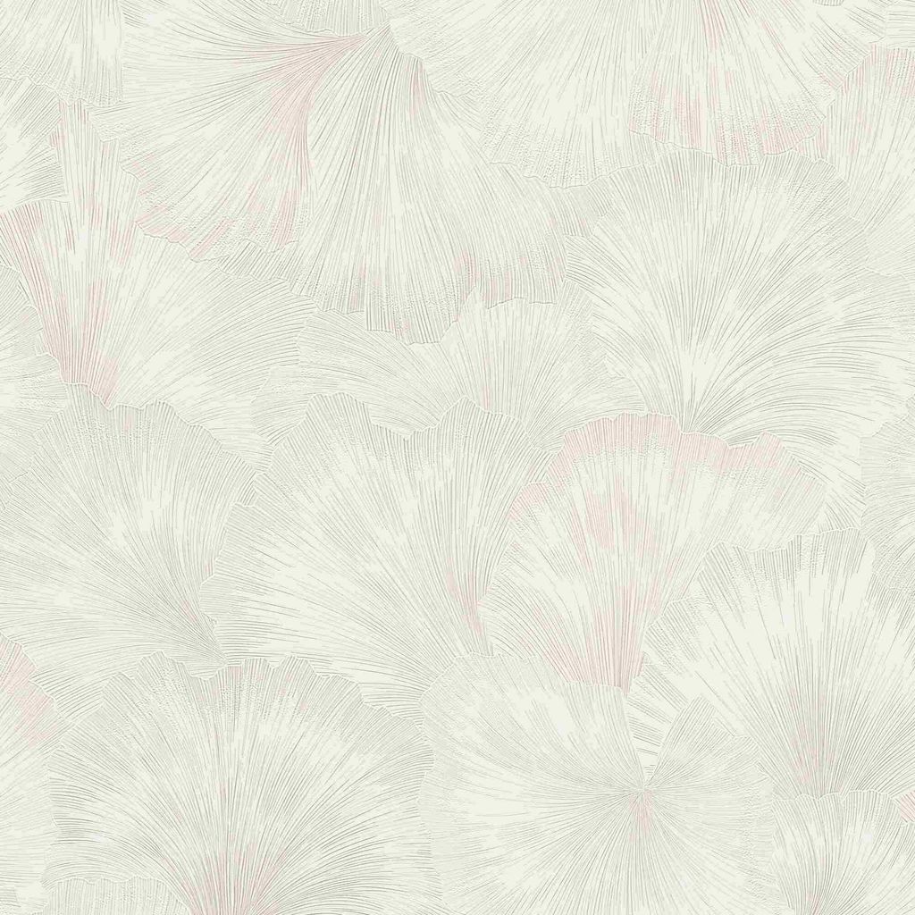 A seamless pattern of abstract floral or fan-like shapes.