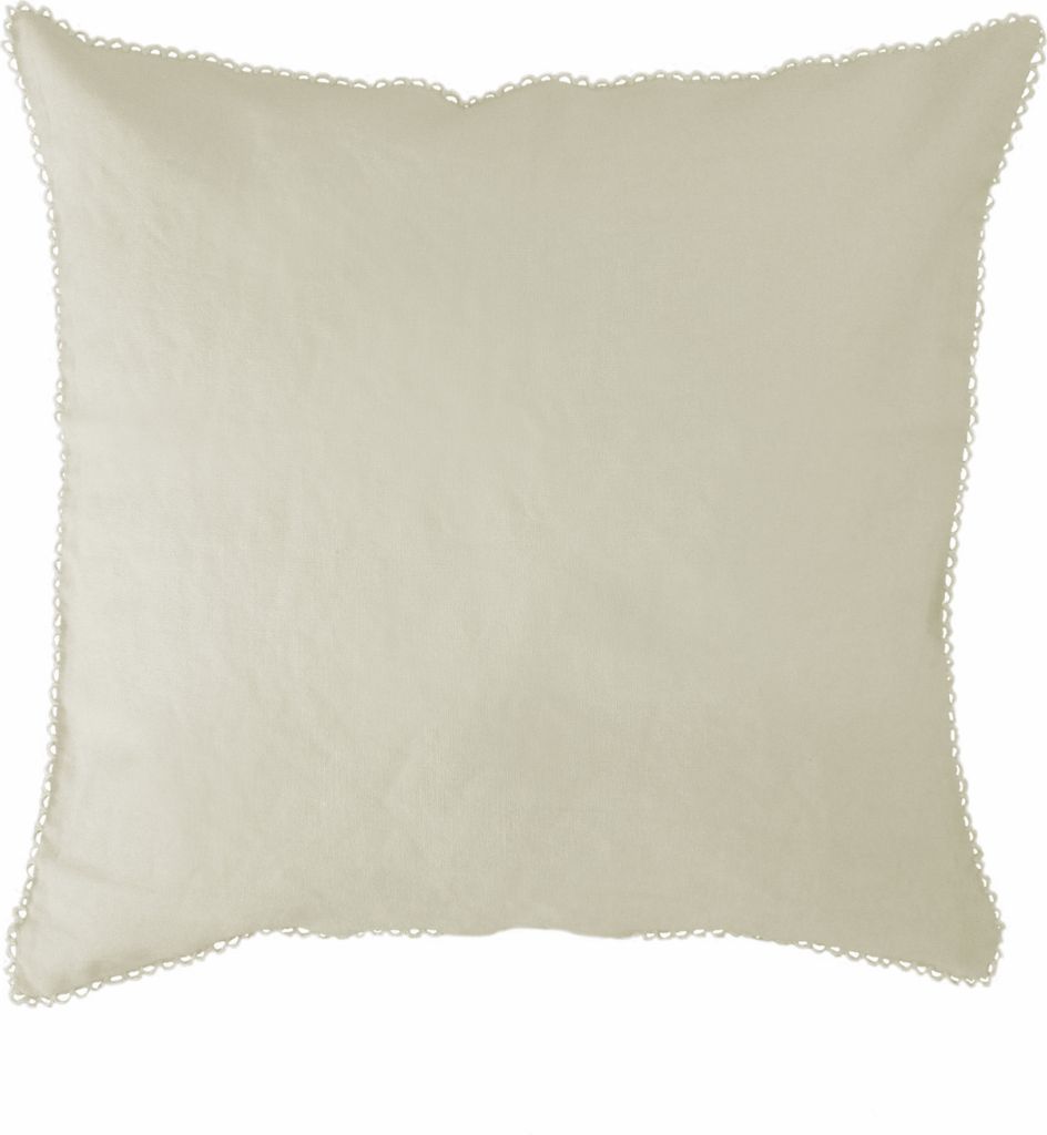 Fleuresse Halbleinen-Kissenbezug mit Zierstich,9050 leinen, Größe 40x40 cm