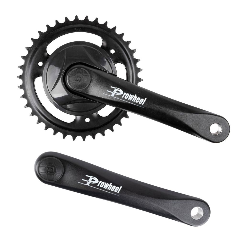 PROWHEEL 1-fach Singlespeed Kurbelgarnitur 170mm Vierkant Produktbild 