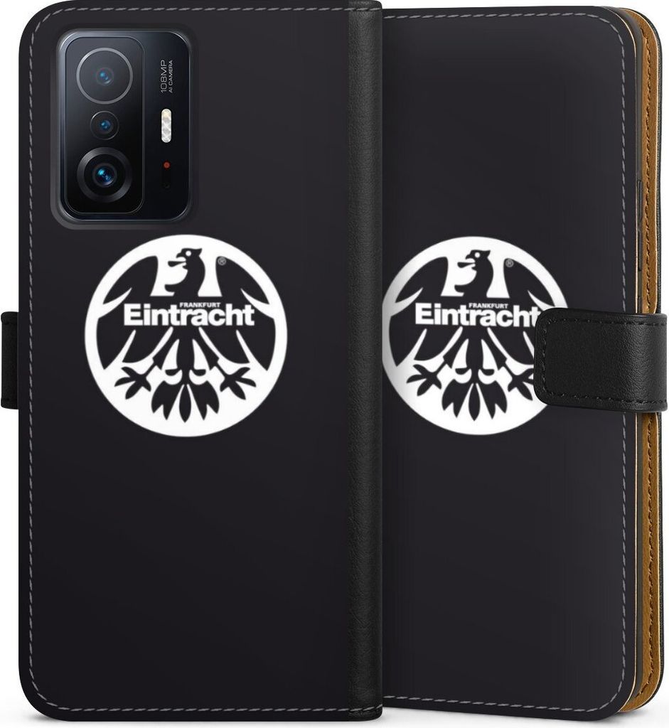 DeinDesign Klapphülle für Xiaomi 11T Pro 5G Handytasche Lederhülle Tasche Adler Eintracht Frankfurt Logo