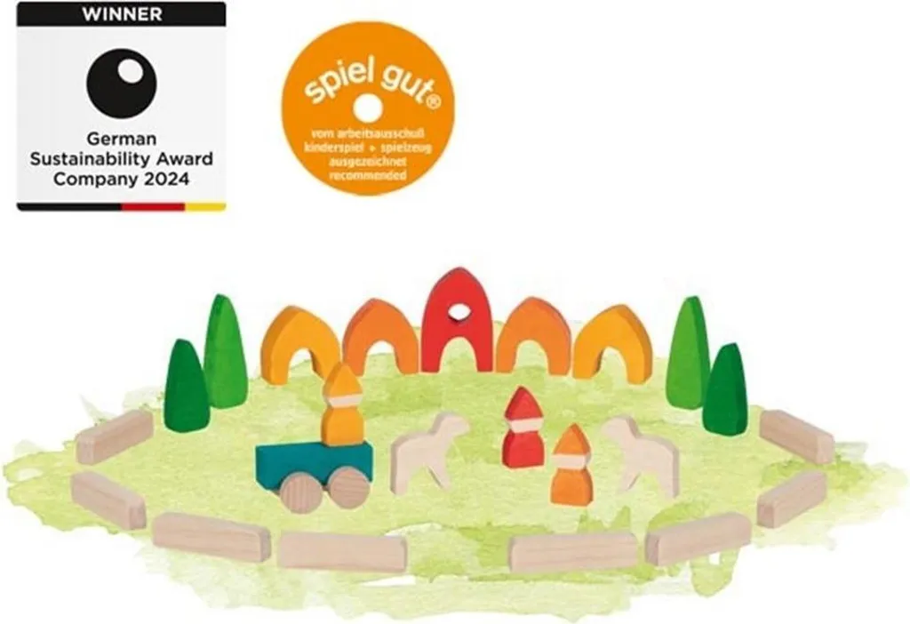 Jeu de construction Mon petit village - Coffret éducatif pour enfant - 2