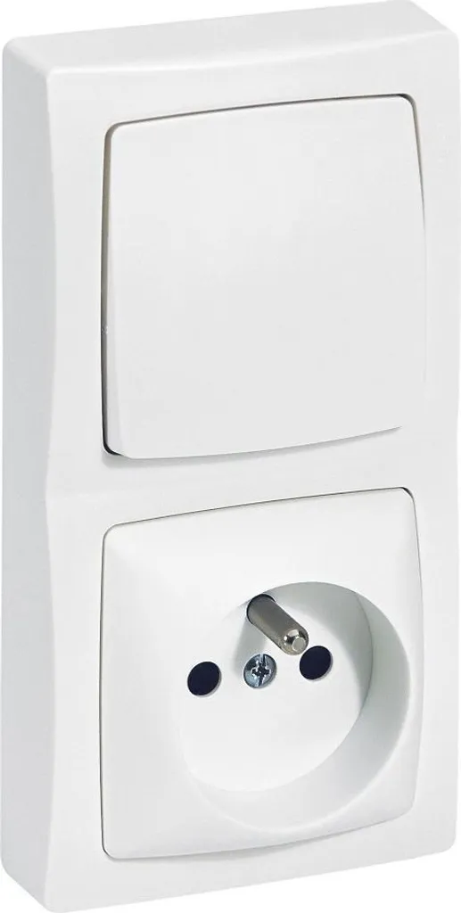 Pack interrupteur et prise murale Legrand ASL pour rénovation saillie