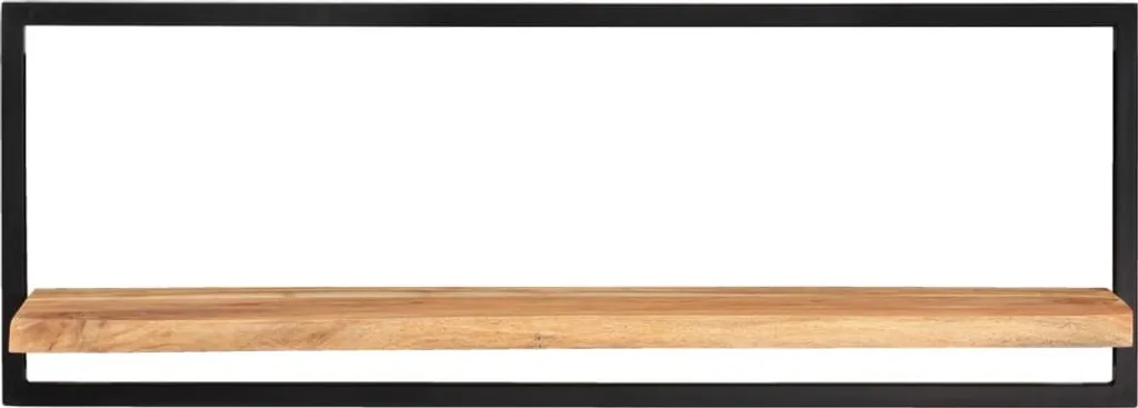 SYFAX™ Mensole Parete 2pz 100x24x35 cm Legno Massello Acacia e Acciaio