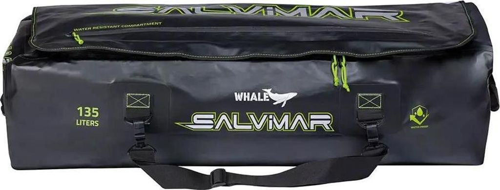 Salvimar 135l Whale Ausrüstungstasche Schwarz Schwarz One Size